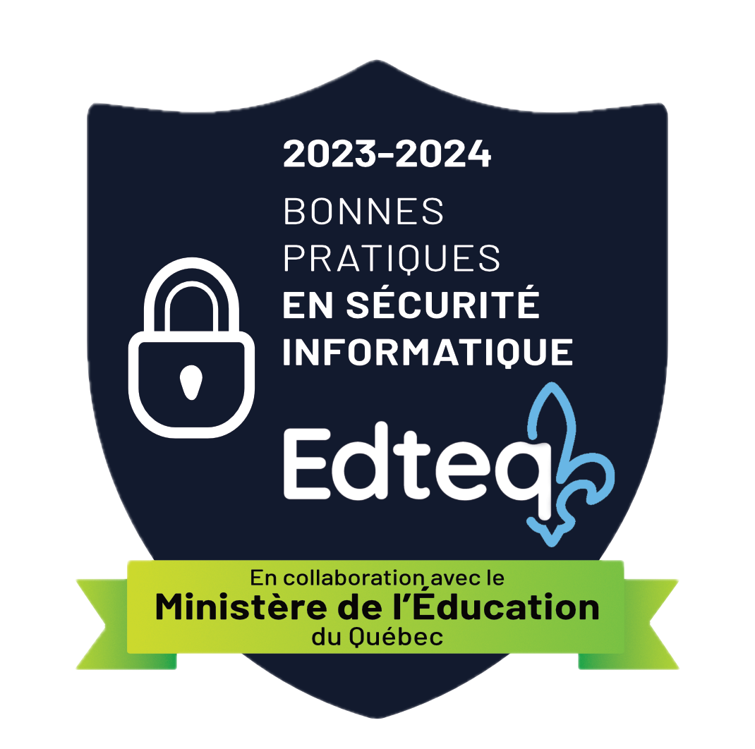 Badge Edteq 2023-2024 : bonnes pratiques en sécurité informatique