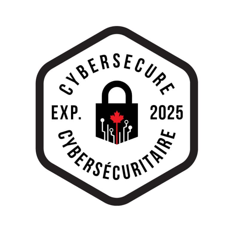 Badge de certification CyberSécuritaire Canada